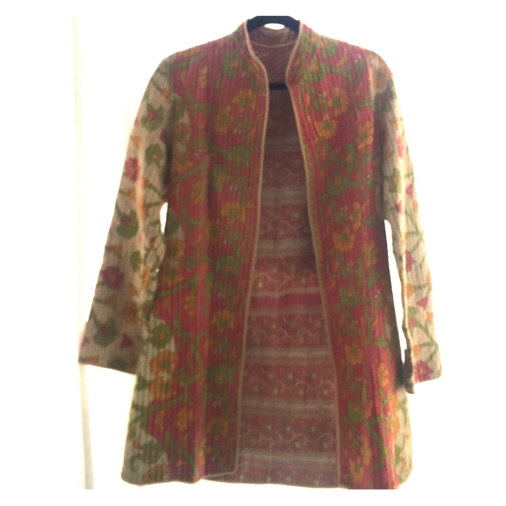 Vintage Indian Kantha Cloth Jacket